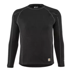 Men's Carhartt Force Heavyweight Synthetic/Wool-Blend Fleece Base Layer Crewneck Top