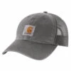 'Carhartt' Men's Adjustable Canvas Mesh-Back Cap - Gravel -Carhartt 100286 039 S19 1024x1024@2x