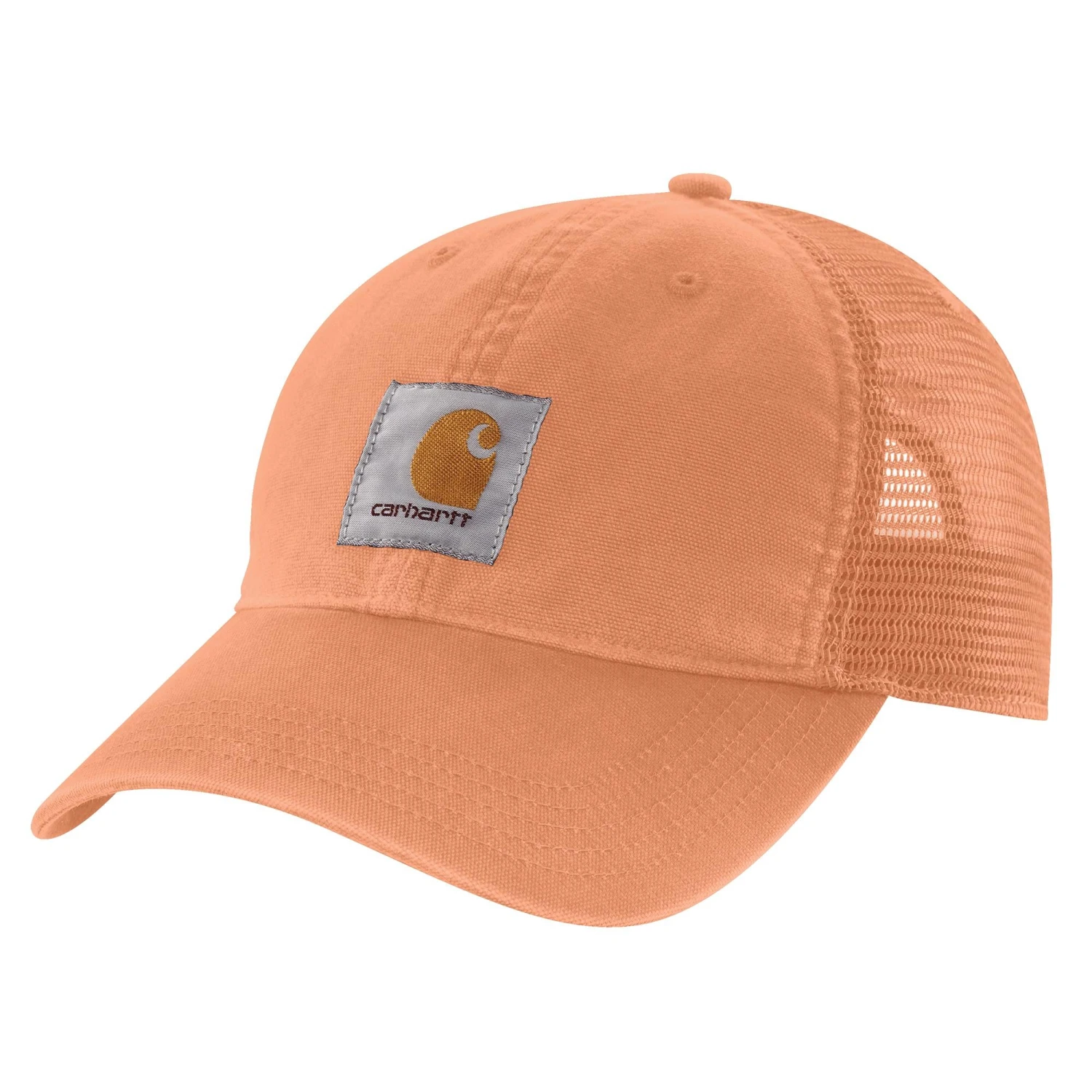 'Carhartt' Men's Adjustable Canvas Mesh-Back Cap - Dusty Orange 'Carhartt' Men's Adjustable Canvas Mesh-Back Cap - Dusty Orange -Carhartt