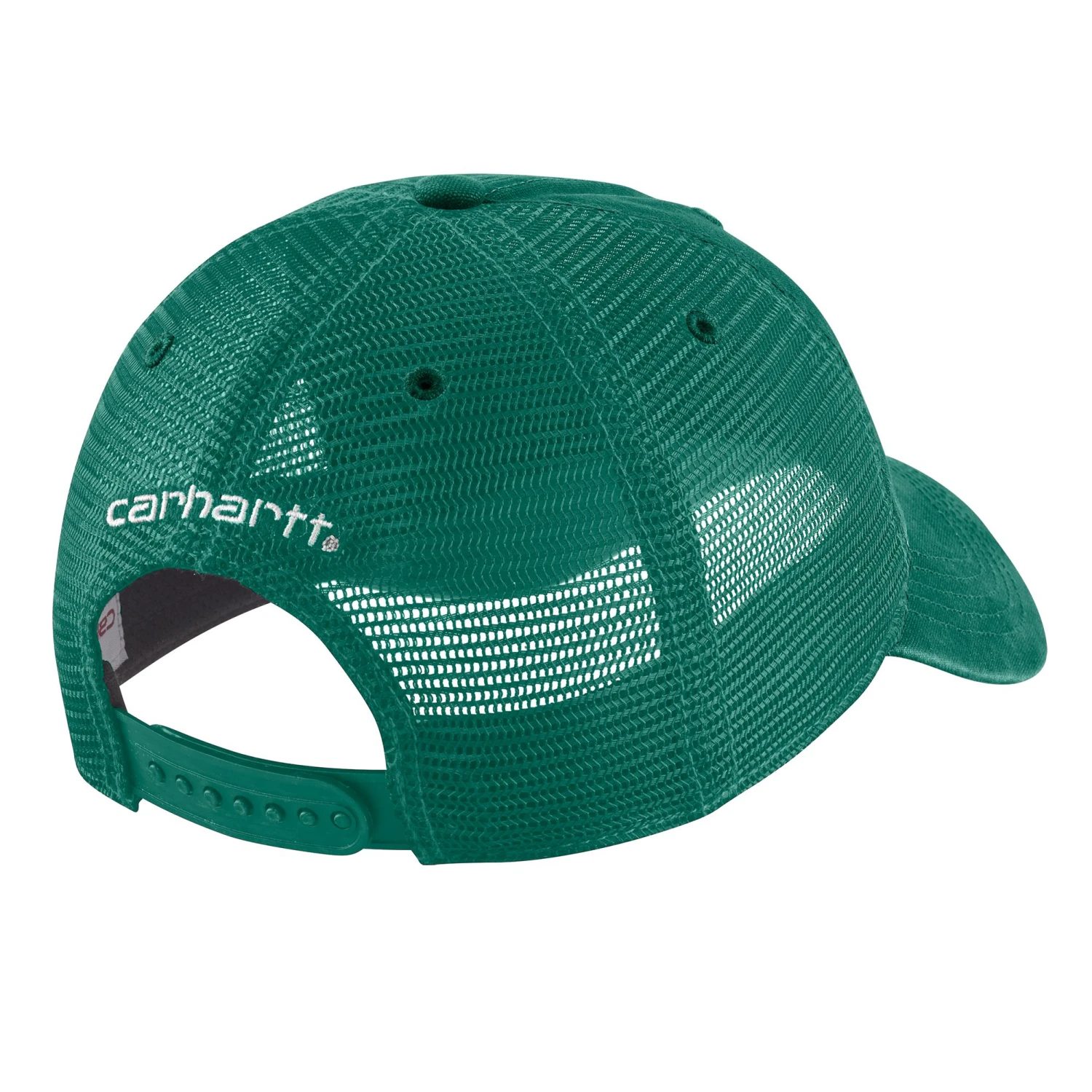 'Carhartt' Men's Adjustable Canvas Mesh-Back Cap - Cadmium Green 'Carhartt' Men's Adjustable Canvas Mesh-Back Cap - Cadmium Green -Carhartt