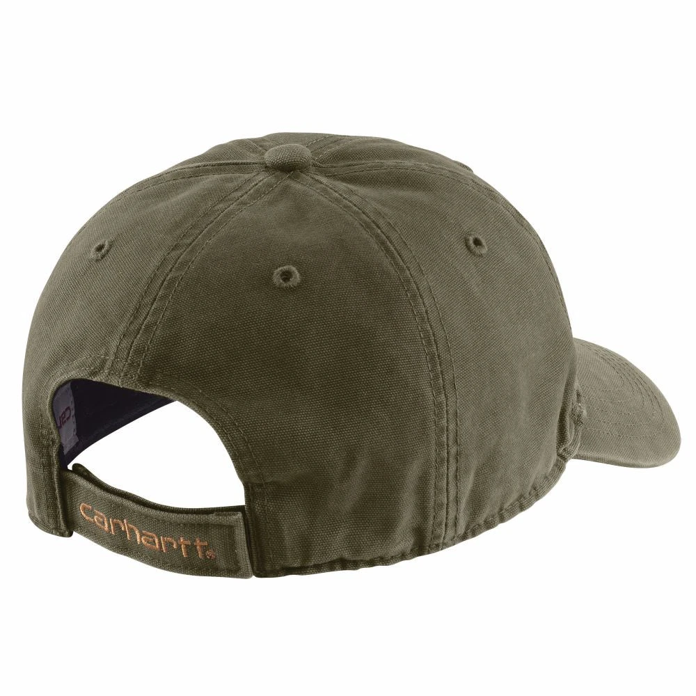 'Carhartt' Men's Adjustable Canvas Cap - Army Green 'Carhartt' Men's Adjustable Canvas Cap - Army Green -Carhartt