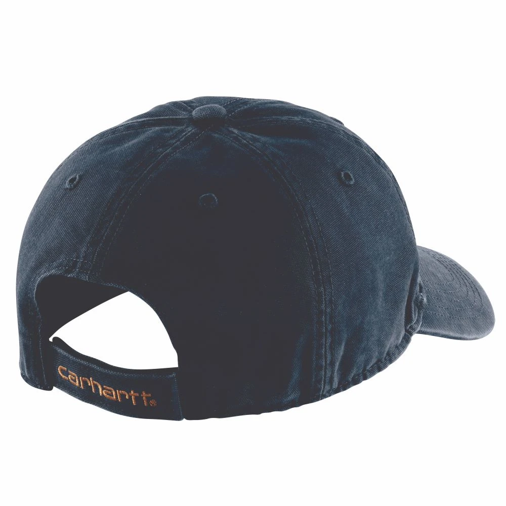 'Carhartt' Men's Adjustable Canvas Cap - Navy 'Carhartt' Men's Adjustable Canvas Cap - Navy -Carhartt