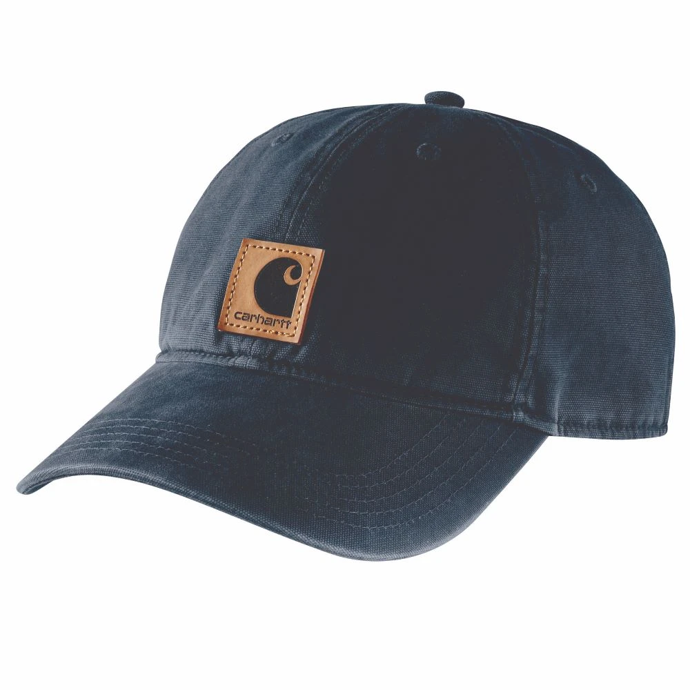 'Carhartt' Men's Adjustable Canvas Cap - Navy 'Carhartt' Men's Adjustable Canvas Cap - Navy -Carhartt
