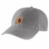 'Carhartt' Men's Adjustable Canvas Cap - Asphalt -Carhartt 100289 APH MS20 1024x1024@2x