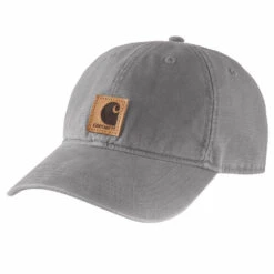 'Carhartt' Men's Adjustable Canvas Cap - Asphalt