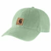 'Carhartt' Men's Adjustable Canvas Cap - Soft Green 1 'Carhartt' Men's Adjustable Canvas Cap - Soft Green -Carhartt 100289 G83 MS22 1024x1024@2x
