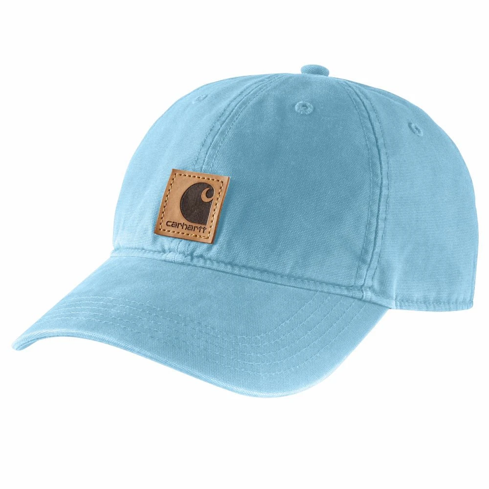 'Carhartt' Men's Adjustable Canvas Cap - Powder Blue 'Carhartt' Men's Adjustable Canvas Cap - Powder Blue -Carhartt