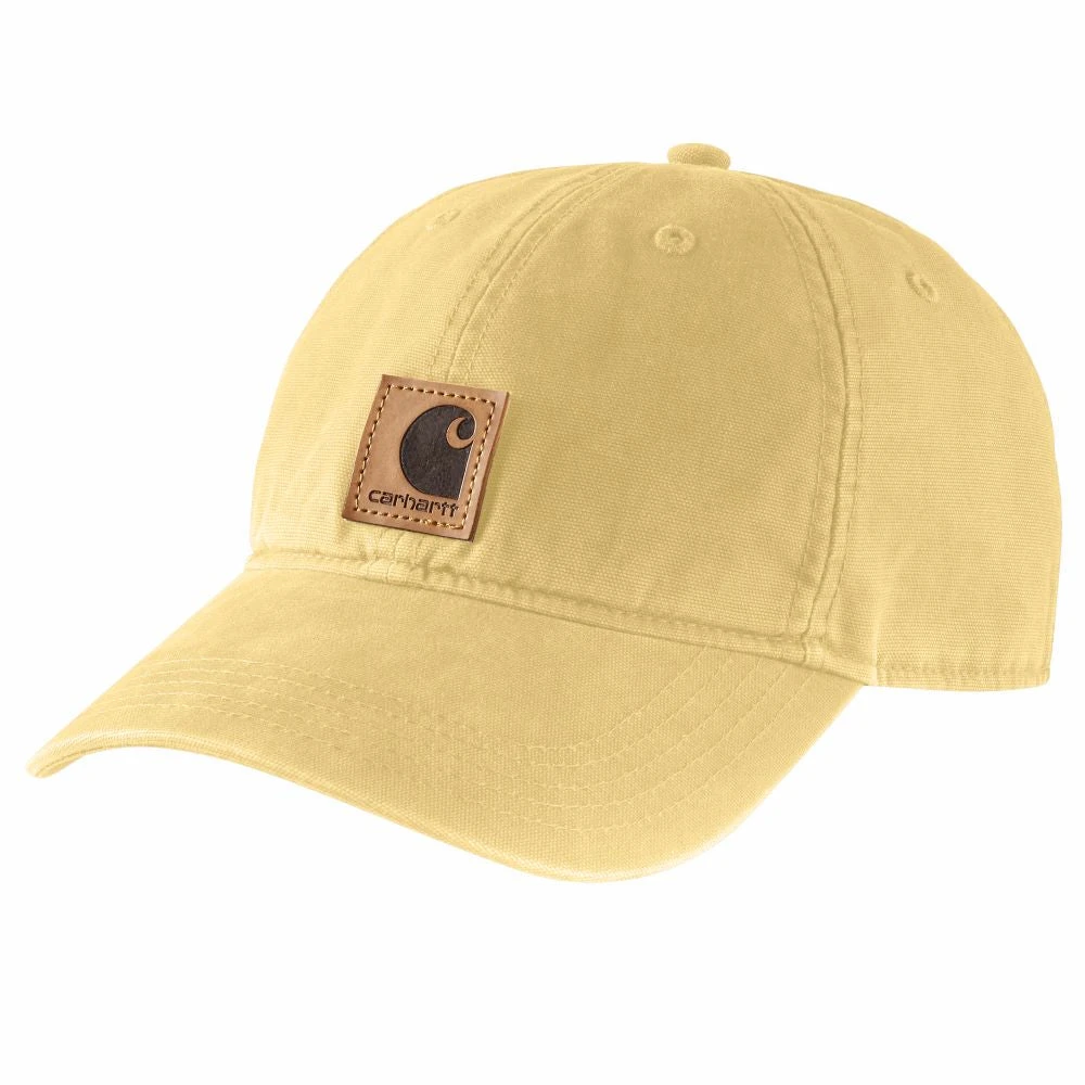 'Carhartt' Men's Adjustable Canvas Cap - Pale Sun 'Carhartt' Men's Adjustable Canvas Cap - Pale Sun -Carhartt