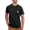 'Carhartt' Men's Midweight Force® Cotton Pocket T-Shirt - Black -Carhartt 100410001 MF18 1024x1024@2x