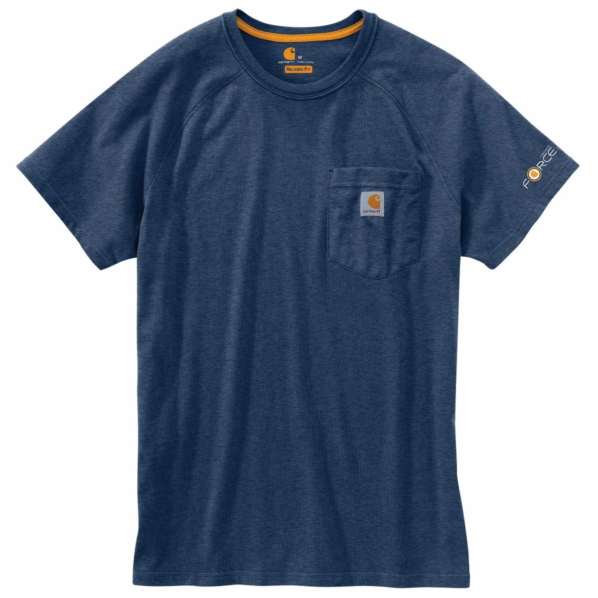 'Carhartt' Men's Midweight Force® Cotton Pocket T-Shirt - Light Huron Heather 'Carhartt' Men's Midweight Force® Cotton Pocket T-Shirt - Light Huron Heather -Carhartt