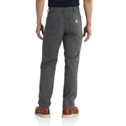 'Carhartt' Men's Rugged Flex® Flex Relaxed Canvas 5-Pocket Pant - Gravel -Carhartt 102517039 AVB MF18 1024x1024@2x