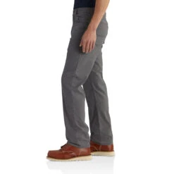 'Carhartt' Men's Rugged Flex® Flex Relaxed Canvas 5-Pocket Pant - Gravel -Carhartt 102517039 AVL MF18 1024x1024@2x
