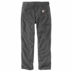 'Carhartt' Men's Rugged Flex® Flex Relaxed Canvas 5-Pocket Pant - Gravel -Carhartt 102517 039 Back S19 1024x1024@2x