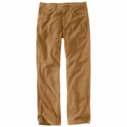 'Carhartt' Men's Rugged Flex® Flex Relaxed Canvas 5-Pocket Pant - Hickory -Carhartt 102517 918 S19 1024x1024@2x