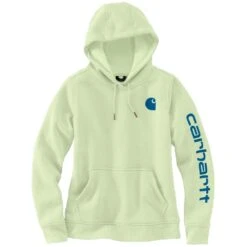 'Carhartt' Women's Clarksburg Logo Sleeve Graphic Hoodie - Hint Of Lime 4 'Carhartt' Women's Clarksburg Logo Sleeve Graphic Hoodie - Hint Of Lime -Carhartt 102791 GB4 WS23 e V2 1024x1024@2x