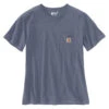 'Carhartt' Women's Lightweight Pocket T-Shirt - Folkstone Grey Heather -Carhartt 103067 E32 WF21 e 1024x1024@2x