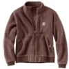 'Carhartt' Women's Sherpa Jacket - Nutmeg Heather -Carhartt 103913 B26 MF22 e 1024x1024@2x