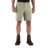 'Carhartt' Men's 9" Force Lightweight Ripstop Work Short - Greige -Carhartt 104198 E00 MS23 b V2 1024x1024@2x