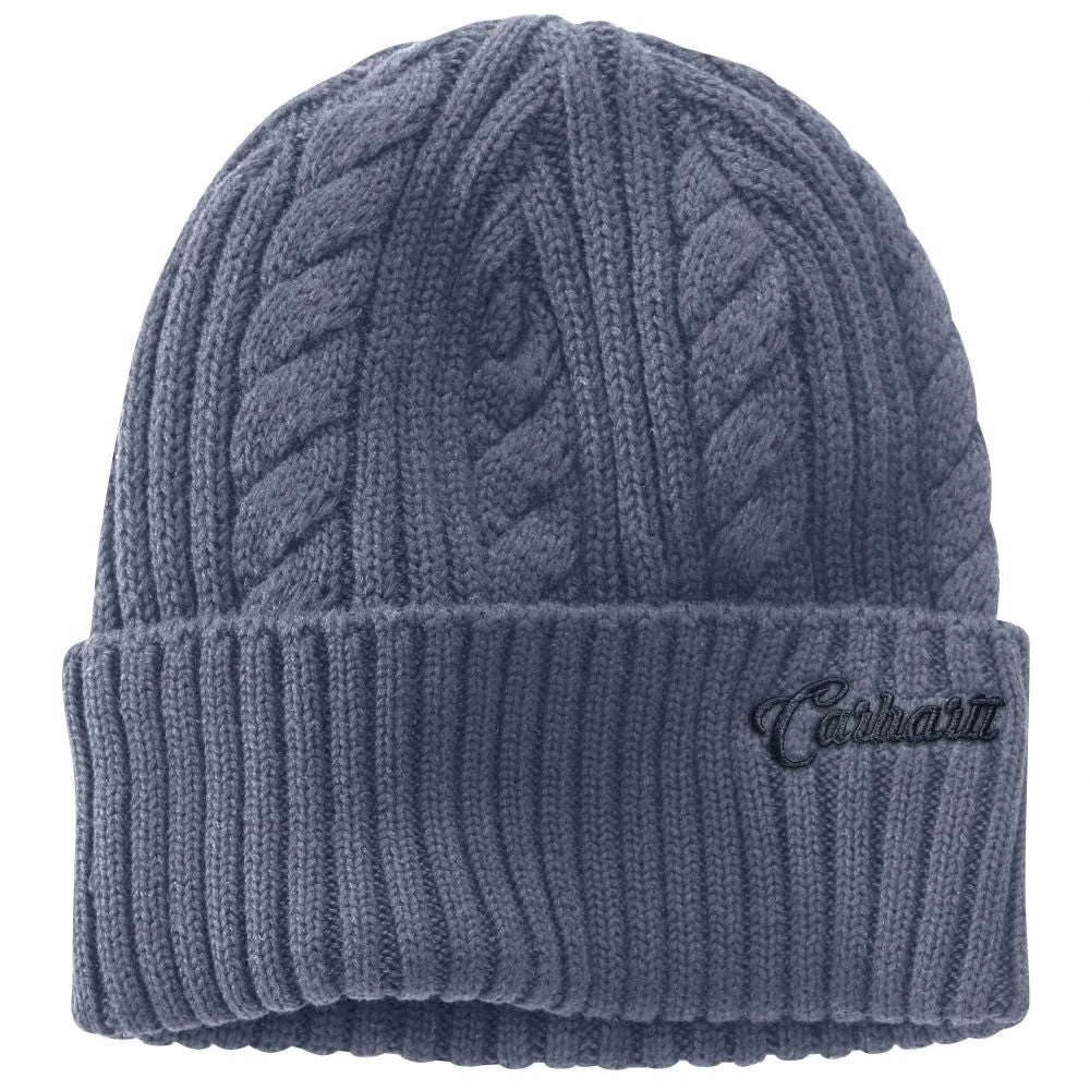 'Carhartt' Women's Rib Knit Fisherman Beanie - Folkstone Grey 'Carhartt' Women's Rib Knit Fisherman Beanie - Folkstone Grey -Carhartt