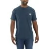 'Carhartt' Men's Force® Relaxed Fit Midweight Pocket T-Shirt - Light Huron Heather -Carhartt 104616 446 MS22 b 1024x1024@2x