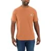 'Carhartt' Men's Force® Relaxed Fit Midweight Pocket T-Shirt - Dusty Orange 2 'Carhartt' Men's Force® Relaxed Fit Midweight Pocket T-Shirt - Dusty Orange -Carhartt 104616 DYO MS22 b 1024x1024@2x