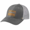 'Carhartt' Canvas Mesh Back Quality Graphic Cap - Charcoal -Carhartt 104723 CHR MS21 1024x1024@2x