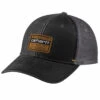 'Carhartt' Canvas Mesh Back Quality Graphic Cap - Black -Carhartt 104723 N04 MS21 1024x1024@2x