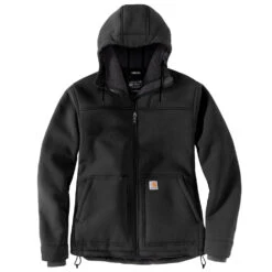 'Carhartt' Women's Super Dux Sherpa Lined Jacket - Black -Carhartt 104927 N04 WF21 e 1024x1024@2x