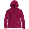 'Carhartt' Women's Heavyweight Thermal Hoodie - Beet Red Heather -Carhartt 104967 R60 WF22 e 1024x1024@2x