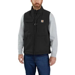 'Carhartt' Men's Super Duxâ„¢ Relaxed Fit Sherpa Lined Vest - Black
