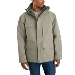 'Carhartt' Men's Super Duxâ„¢ Relaxed Fit Insulated Traditional Coat-Level 4 Extreme Warmth Rating - Greige