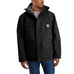 'Carhartt' Men's Super Duxâ„¢ Relaxed Fit Insulated Traditional Coat-Level 4 Extreme Warmth Rating - Black