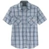 'Carhartt' Men's Rugged Flex Relaxed Fit Lightweight Snap Front Short Sleeve Plaid - Steel Blue 1 'Carhartt' Men's Rugged Flex Relaxed Fit Lightweight Snap Front Short Sleeve Plaid - Steel Blue -Carhartt 105198 437 MS22 e 2 1024x1024@2x
