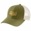 'Carhartt' Men's Canvas Mesh-Back Workwear Patch Cap - True Olive -Carhartt 105212 G78 MS22 V3 1024x1024@2x