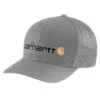 'Carhartt' Men's Rugged Flex Fitted Canvas Mesh-Back Logo Graphic Cap - Asphalt -Carhartt 105353 APH MS22 1024x1024@2x
