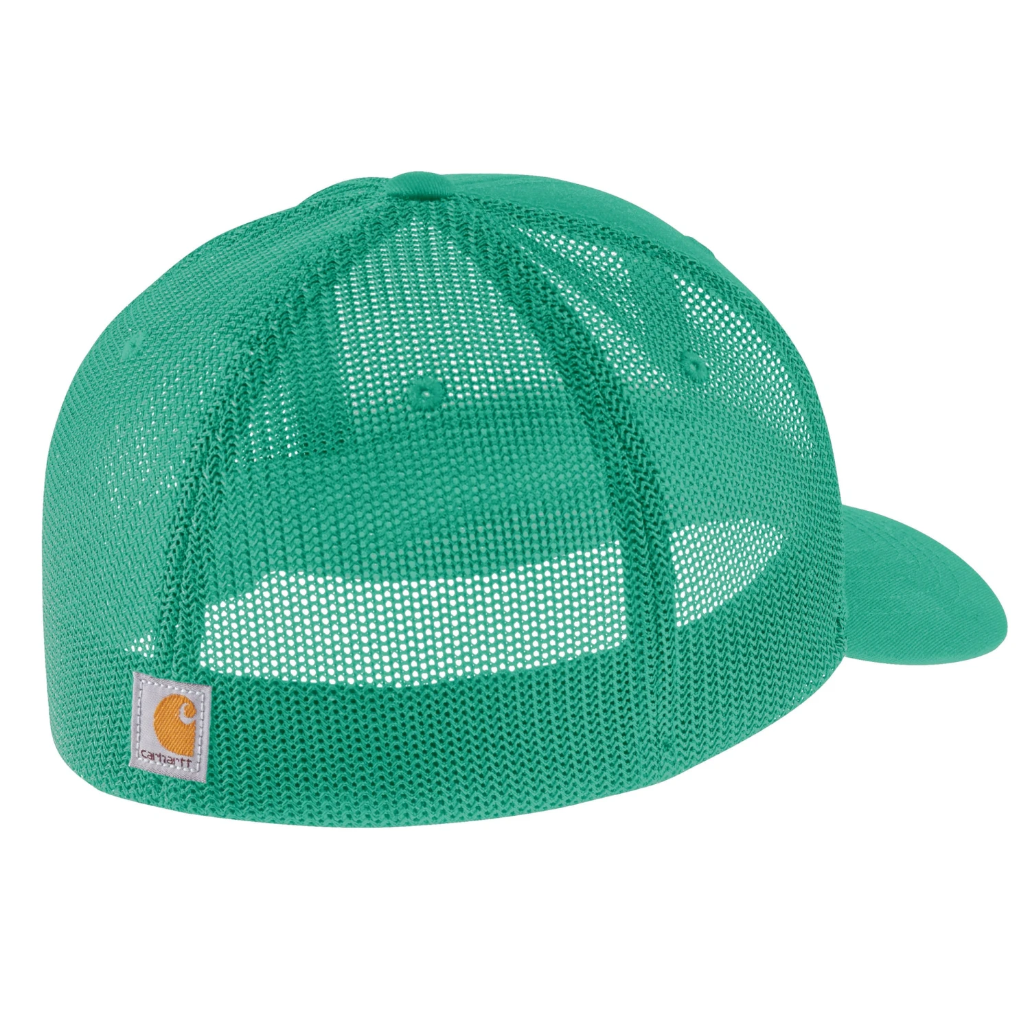 'Carhartt' Men's Rugged Flex Fitted Canvas Mesh-Back Logo Graphic Cap - Sea Green 'Carhartt' Men's Rugged Flex Fitted Canvas Mesh-Back Logo Graphic Cap - Sea Green -Carhartt