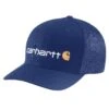 'Carhartt' Men's Rugged Flex Fitted Canvas Mesh-Back Logo Graphic Cap - Scout Blue -Carhartt 105353 SCU MS22 1024x1024@2x