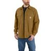 'Carhartt' Men's Rugged Flex® Canvas Fleece Lined Shirt Jac - Oak Brown -Carhartt 105419 B33 MF22 b 1024x1024@2x