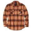 'Carhartt' Men's Rugged Flex Midweight Flannel Snap Front - Burnt Sienna -Carhartt 105436 227 MF22 e 1 1024x1024@2x