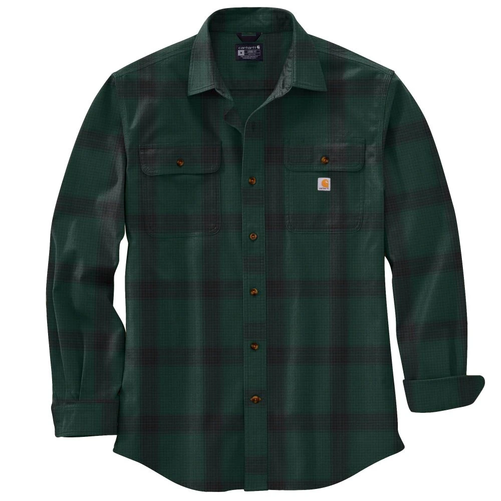 'Carhartt' Men's Heavyweight Flannel Button Down - North Woods 'Carhartt' Men's Heavyweight Flannel Button Down - North Woods -Carhartt