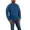 'Carhartt' Men's Midweight Logo Sleeve Crewneck Sweatshirt - Lakeshore Heather 2 'Carhartt' Men's Midweight Logo Sleeve Crewneck Sweatshirt - Lakeshore Heather -Carhartt 105444 H76 MF22 b 1024x1024@2x