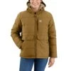 'Carhartt' Women's Montana Relaxed Fit Insulated Jacket - Oak Brown -Carhartt 105457 B33 WF22 b 1024x1024@2x