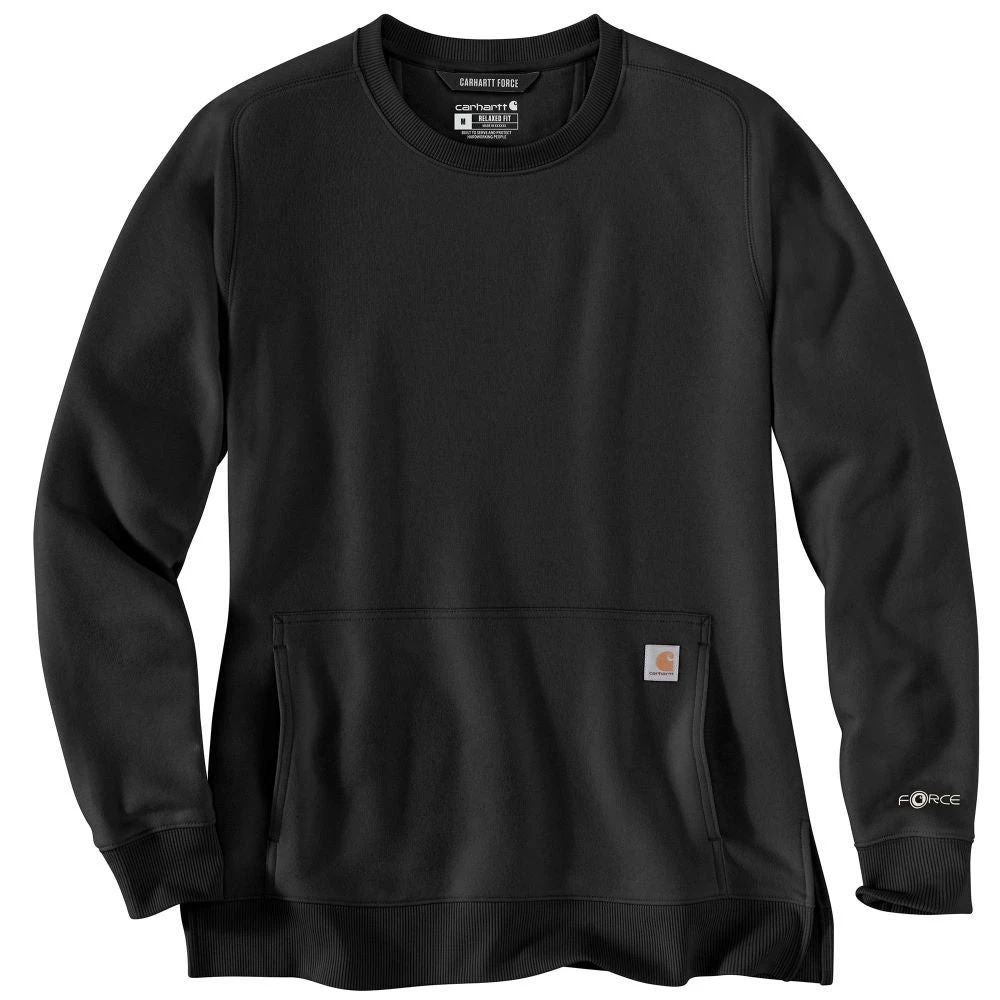 'Carhartt' Women's Force® Lightweight Sweatshirt - Black 'Carhartt' Women's Force® Lightweight Sweatshirt - Black -Carhartt
