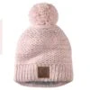 'Carhartt' Women's Rib Knit Sherpa-Lined Pom Pom Beanie - Pink Salt -Carhartt 105469 P20 WF22 e 1024x1024@2x