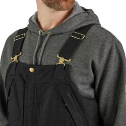 'Carhartt' Men's Loose Fit Firm Duck Insulated Biberall-Level 4 Extreme Warmth Rating - Black 7 'Carhartt' Men's Loose Fit Firm Duck Insulated Biberall-Level 4 Extreme Warmth Rating - Black -Carhartt 105470 BLK FI02 MF22 b 1024x1024@2x