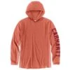 'Carhartt' Men's Force Midweight Hooded T- Shirt - Desert Orange Heather -Carhartt 105481 Q38 MF22 e 1024x1024@2x