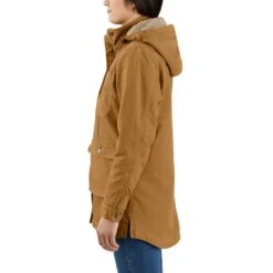 'Carhartt' Women's Washed Duck Coat - Carhartt Brown -Carhartt 105512 BRN AVR WF22 b 1024x1024@2x