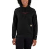 'Carhartt' Women's Force® Lightweight Graphic Hoodie - Black
