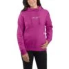 'Carhartt' Women's Force® Lightweight Graphic Hoodie - Magenta Agate 1 'Carhartt' Women's Force® Lightweight Graphic Hoodie - Magenta Agate -Carhartt 105573 P37 WS23 b 1024x1024@2x
