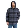 'Carhartt' Men's Rugged Flex® Flannel Fleece Lined Hooded Shirt Jac - Bluestone 1 'Carhartt' Men's Rugged Flex® Flannel Fleece Lined Hooded Shirt Jac - Bluestone -Carhartt 105621 BLS AVF MF22 b 1 1024x1024@2x